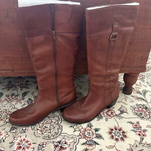 Anthropologie Chestnut Over the Knee Boots